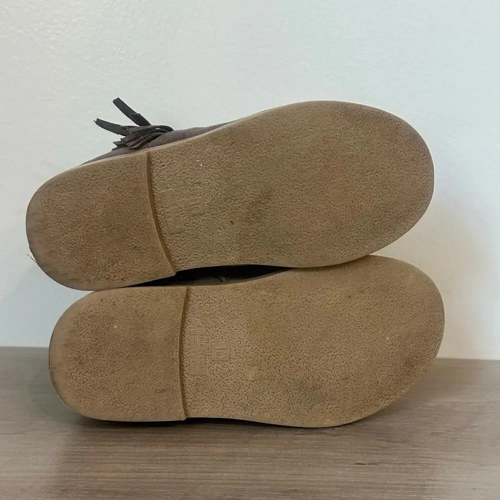 Old Navy Grey Ankle Boots - Size 10